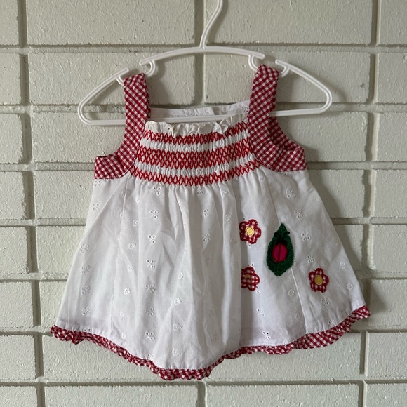 Vintage Embroidery Plains Pattern Dress - Picture 4 of 6